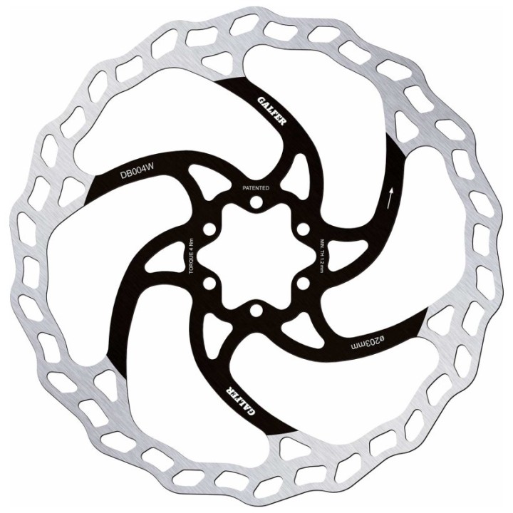 Disco de freno Galfer MTB 1.8mm 6STD 160mm
