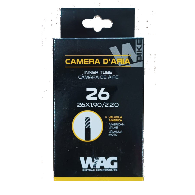 Cámara de aire 26x1.90/2.20 Schrader Wag