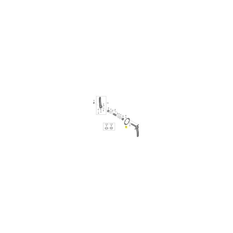 Plato de 12v 30D Shimano MT610