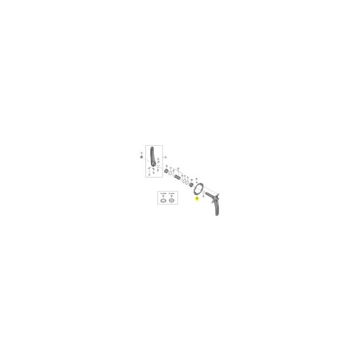 Plato de 12v 30D Shimano MT610
