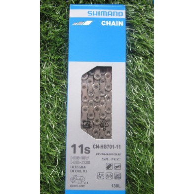 Cadena 11v Shimano HG701 138 eslabones Quick Link Road/MTB