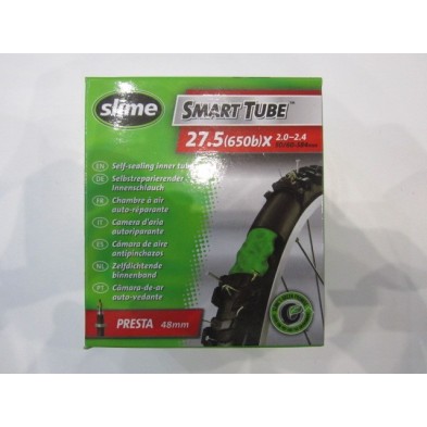 Cámara antipinchazos 27.5 válvula fina Slime Cámara antipinchazos 27.5 válvula fina Slime