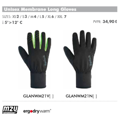 Guante largo Spiuk Anatomic Membrana Unisex