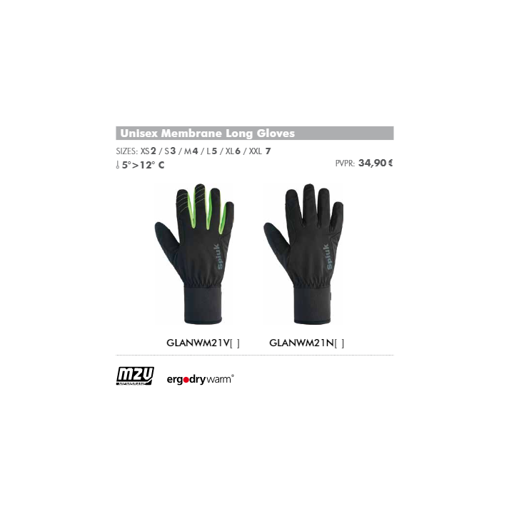 Guante largo Spiuk Anatomic Membrana Unisex