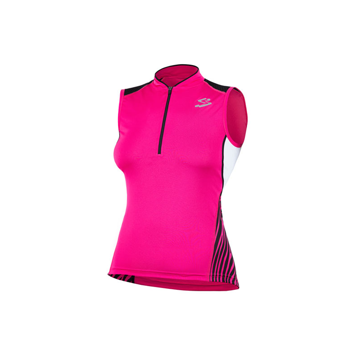 Maillot de ciclismo sin mangas Race Mujer 2017 Rosa