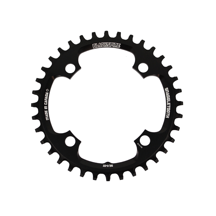 Plato 104/30T Snaggletooth Narrow/Wide BLACK Blackspire
