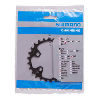 Plato Shimano Deore 26D