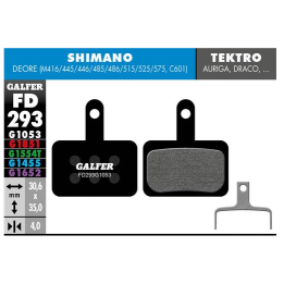 Pastillas de freno Galfer FD293G1053 MTB Standard Deore
