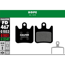 Pastillas de freno Galfer FD467G1053 Performance Hope X2