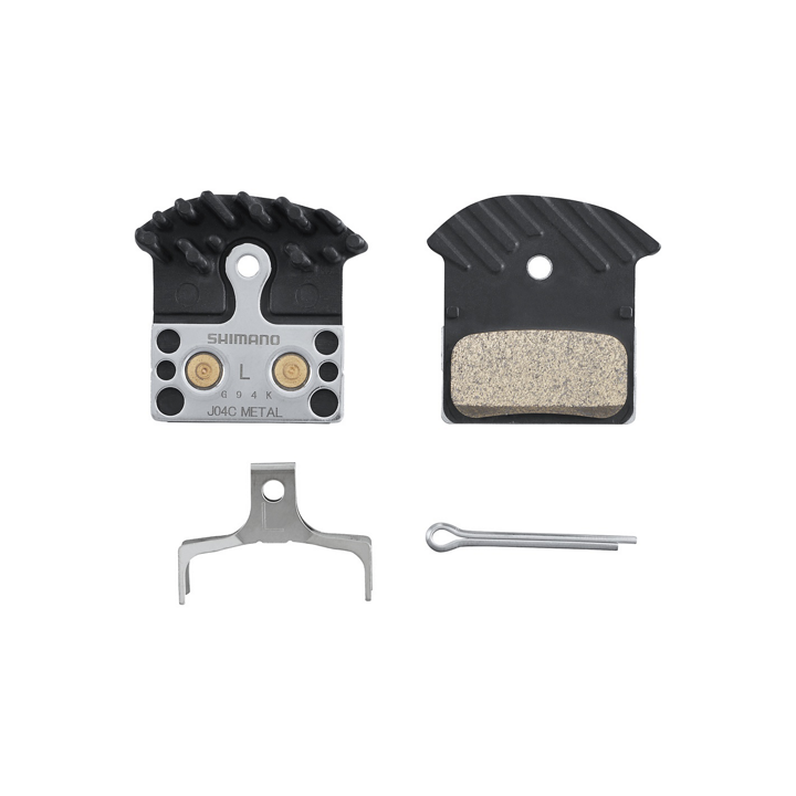 Pastillas freno Metal Shimano J04C con aleta