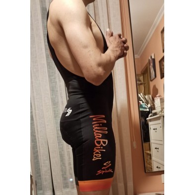 Culote corto Spiuk Star Caqui/Naranja