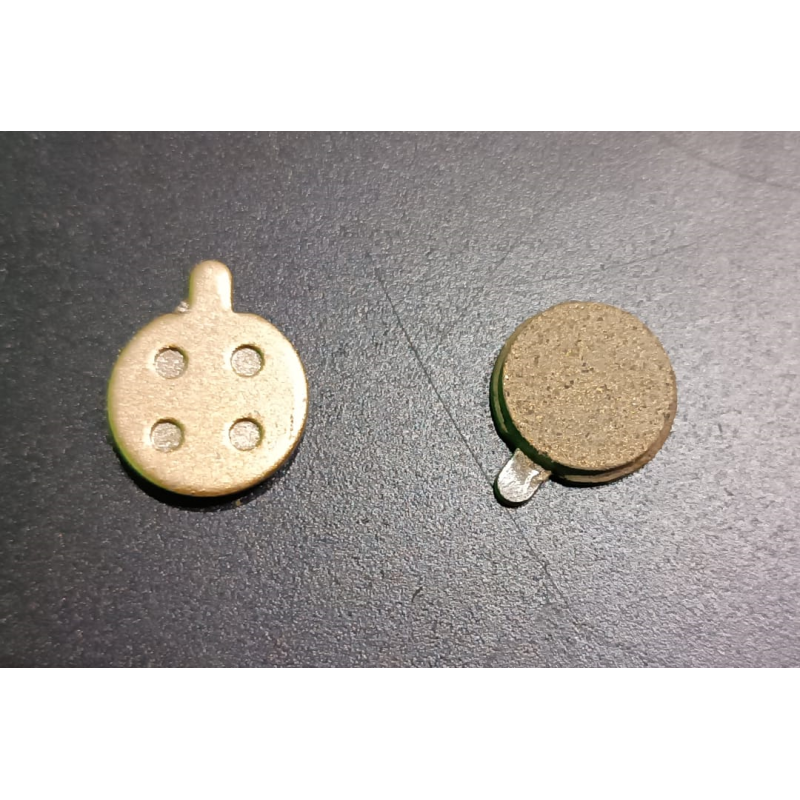 Pastillas aluminio con pestaña