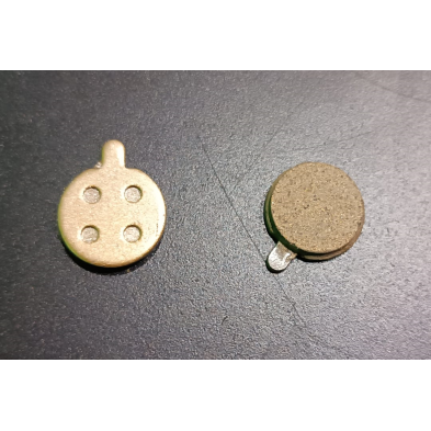 Pastillas aluminio con pestaña