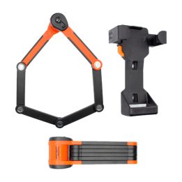 Candado plegable Kryptonite Evolution 790 negro/naranja