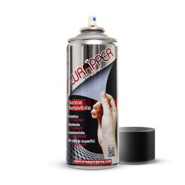 Pintura en spray extraible 400ML negro mate