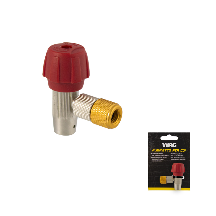 Racord aluminio a llave CO2