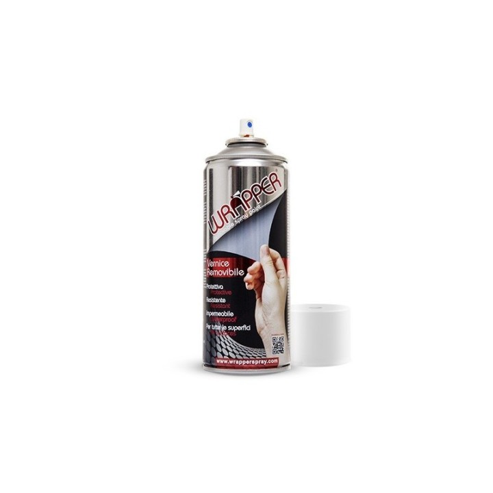 Pintura en spray extraible 400ML plata brillo