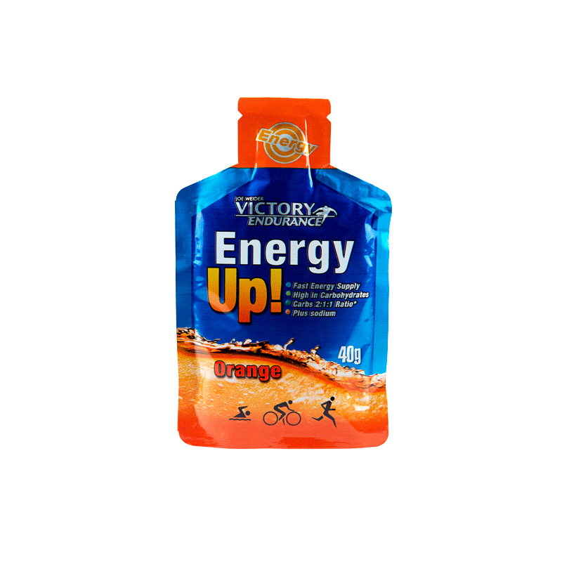 Energy Up Gel sin cafeína naranja