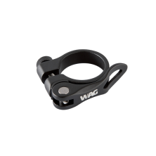 Abrazadera tija 31.8mm C/Rápido Wag negro