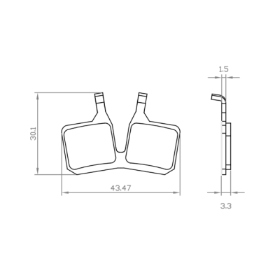 Pastillas MAGURA MT5 orgánicas e-bike