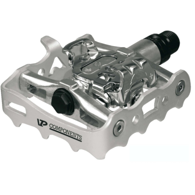 Pedales Dual Aluminio 'SPD' VPX82 plata - Millabikes