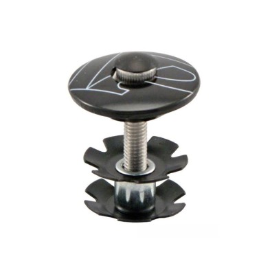 Tapón + Araña aluminio A-HEAD 1-1/8 color negro Tapón + Araña aluminio A-HEAD 1-1/8 color negro