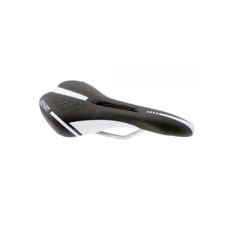 Sillìn bicicleta Velo Senso Sport 3274 hueco negro/blanco