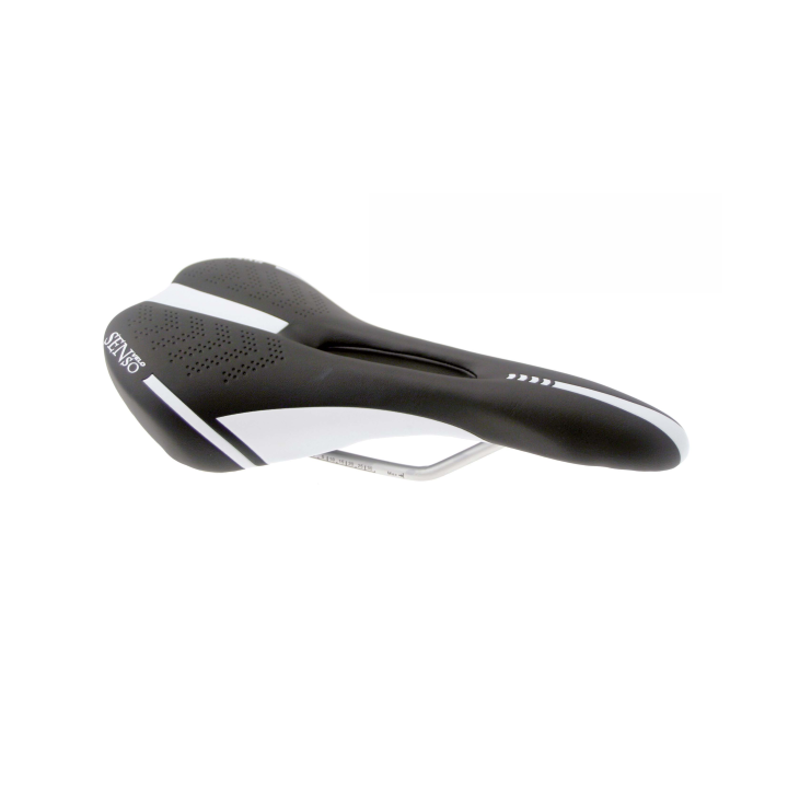 Sillìn bicicleta Velo Senso Sport 3274 hueco negro/blanco