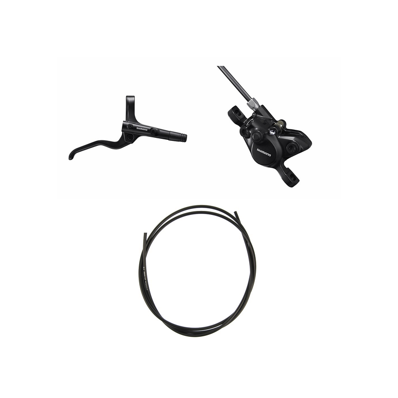 Kit Freno Disco Tras. Negro BL-MT201 + BR-MT200 + Latig.