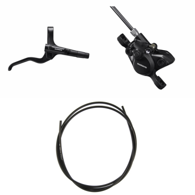 Kit Freno Disco Tras. Negro BL-MT201 + BR-MT200 + Latig.