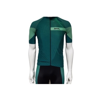 Maillot corto ciclismo Spiuk Summum Eclipse Verde