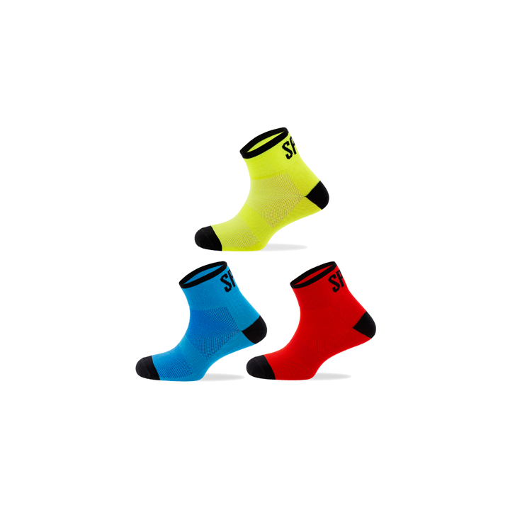 Pack de 3 pares de calcetines ciclismo Spiuk Anatomic Medio