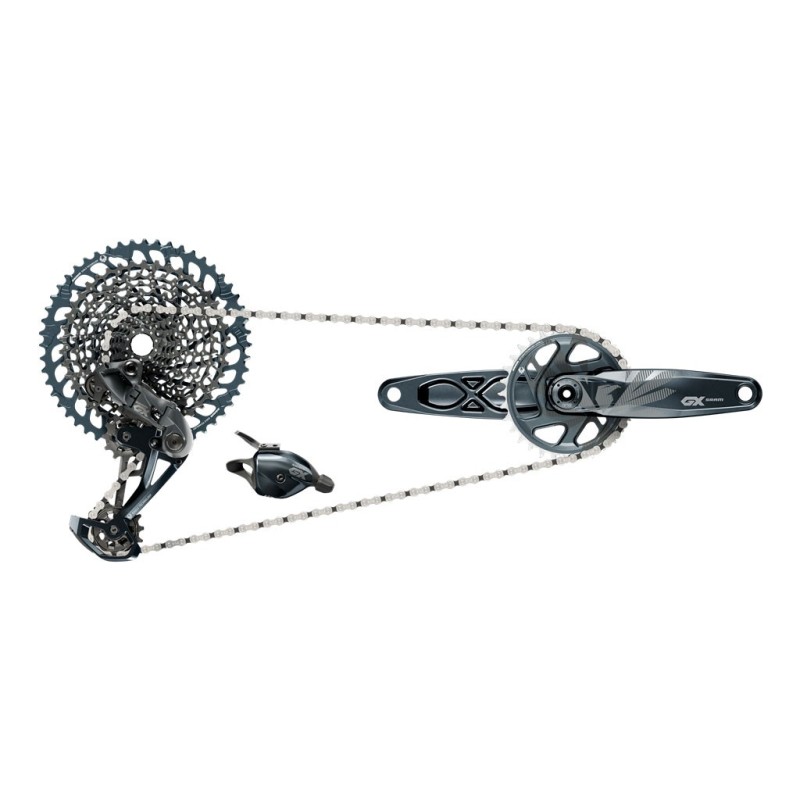 Grupo Sram GX Eagle DUB 32D 12 velocidades Gris Lunar (10-52)