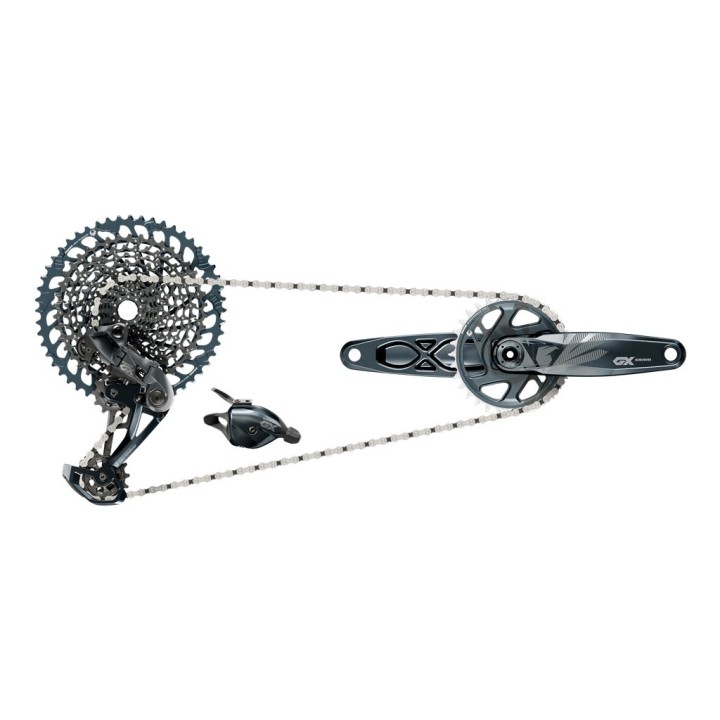Grupo Sram GX Eagle DUB 32D 12 velocidades Gris Lunar (10-52)